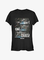 Star Wars The Mandalorian Child Don't Eat That Girls T-Shirt