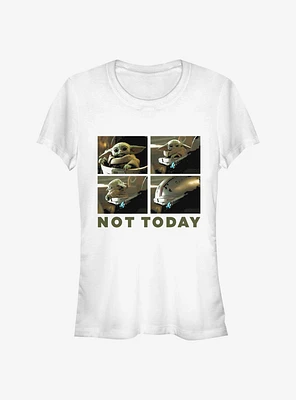 Star Wars The Mandalorian Child Not Today Girls T-Shirt
