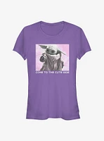 Star Wars The Mandalorian Cute Side Child Photo Girls T-Shirt