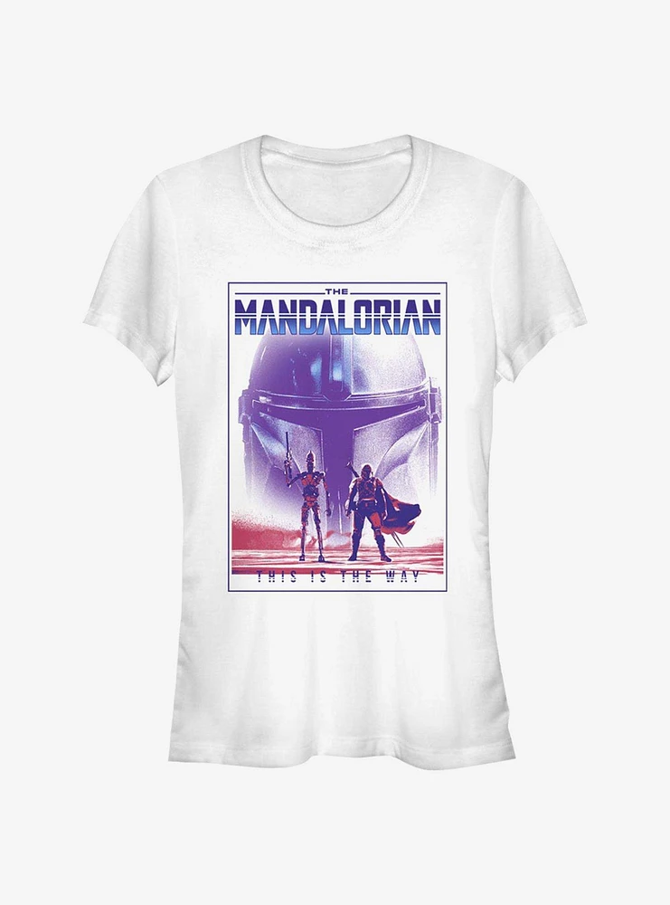 Star Wars The Mandalorian Hype Twins Girls T-Shirt