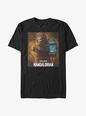 Star Wars The Mandalorian Frog Lady Poster T-Shirt
