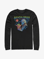 Star Wars The Mandalorian Mando And Child Triangle T-Shirt