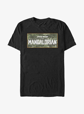 Star Wars The Mandalorian Mando Camo Logo T-Shirt