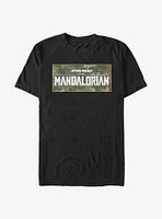 Star Wars The Mandalorian Mando Camo Logo T-Shirt