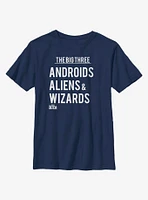 Marvel The Falcon And Winter Soldier Big Three Youth T-Shirt