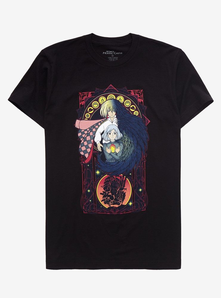 Studio Ghibli Howl's Moving Castle Trio T-Shirt