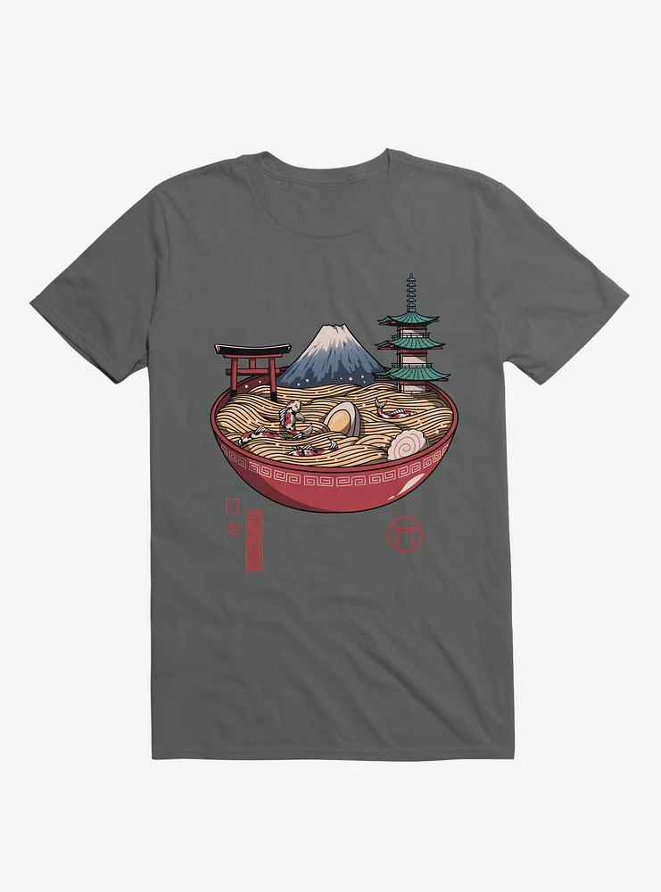 A Japanese Ramen Charcoal Grey T-Shirt