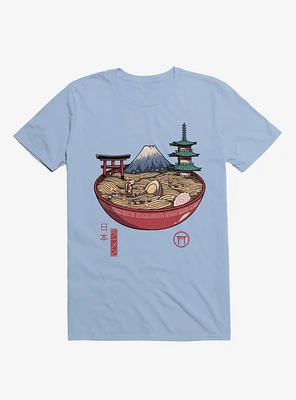 A Japanese Ramen Light Blue T-Shirt