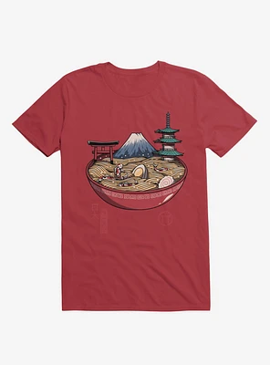 A Japanese Ramen Red T-Shirt