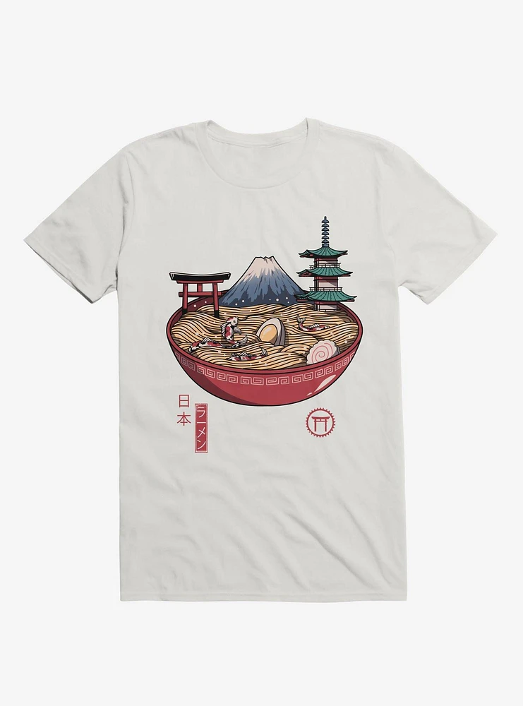 A Japanese Ramen White T-Shirt