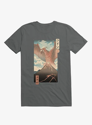 Irradiated Kaiju Ukiyo-E Charcoal Grey T-Shirt