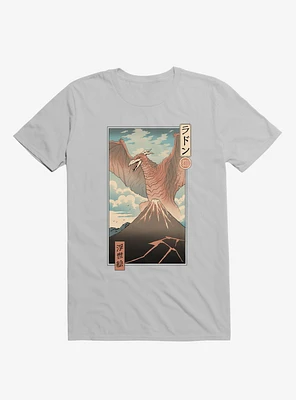 Irradiated Kaiju Ukiyo-E Ice Grey T-Shirt