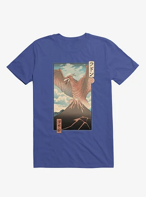 Irradiated Kaiju Ukiyo-E Royal Blue T-Shirt
