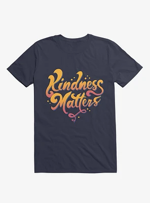 Kindness Matters Navy Blue T-Shirt