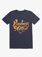 Kindness Matters Navy Blue T-Shirt