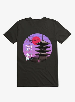 Kyoto Wave Black T-Shirt