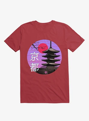 Kyoto Wave Red T-Shirt