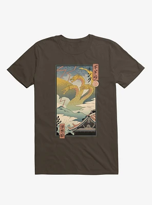 Monster Zero Ukiyo-E Brown T-Shirt