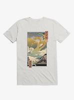 Monster Zero Ukiyo-E White T-Shirt