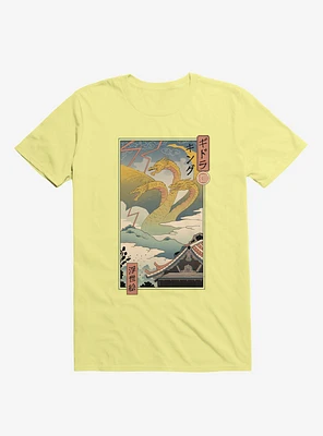 Monster Zero Ukiyo-E Corn Silk Yellow T-Shirt