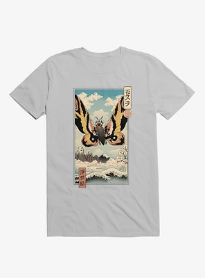 Ancient Moth Ukiyo-E Ice Grey T-Shirt