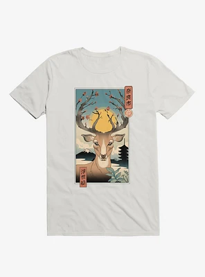 Spring Nara Deer White T-Shirt