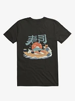 Sushi Pop Boat Black T-Shirt
