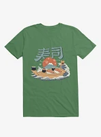 Sushi Pop Boat Kelly Green T-Shirt