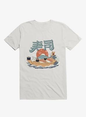Sushi Pop Boat White T-Shirt