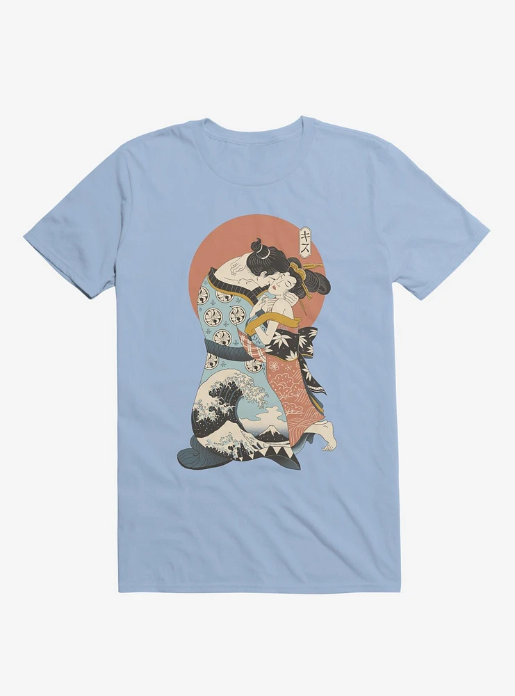 The Kiss Ukiyo-E Light Blue T-Shirt