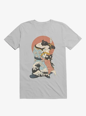 The Kiss Ukiyo-E Ice Grey T-Shirt