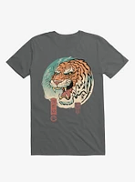 Tiger Ukiyo-E Charcoal Grey T-Shirt