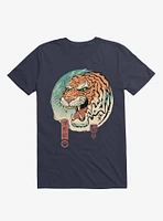 Tiger Ukiyo-E Navy Blue T-Shirt