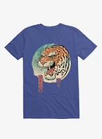 Tiger Ukiyo-E Royal Blue T-Shirt