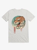 Tiger Ukiyo-E White T-Shirt