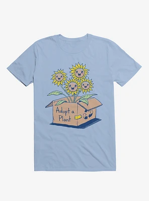 Adopt A Plant Light Blue T-Shirt