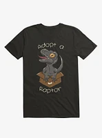 Adopt A Raptor Black T-Shirt