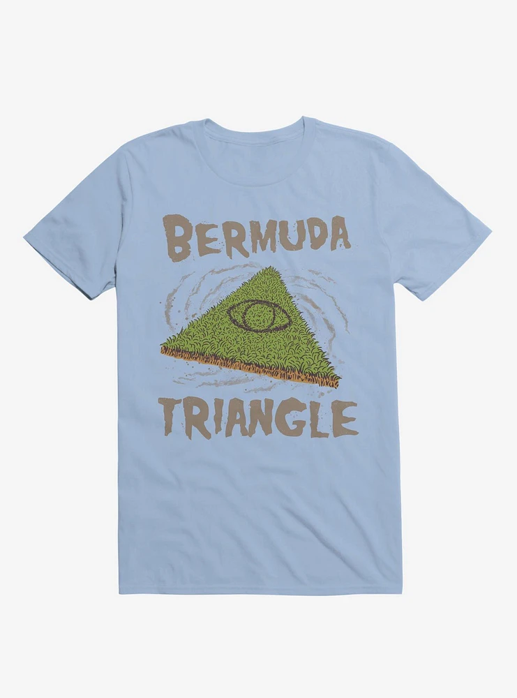 Bermuda Triangle Grass Light Blue T-Shirt