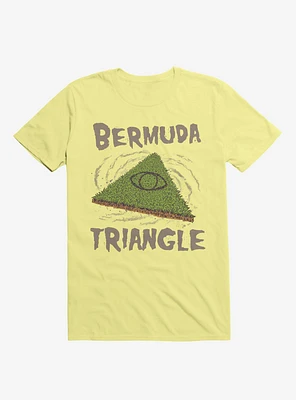 Bermuda Triangle Grass Corn Silk Yellow T-Shirt