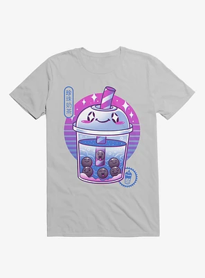Boba Wave Tea Ice Grey T-Shirt