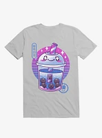 Boba Wave Tea Ice Grey T-Shirt