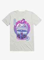 Boba Wave Tea White T-Shirt