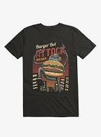 Burger Bot Black T-Shirt