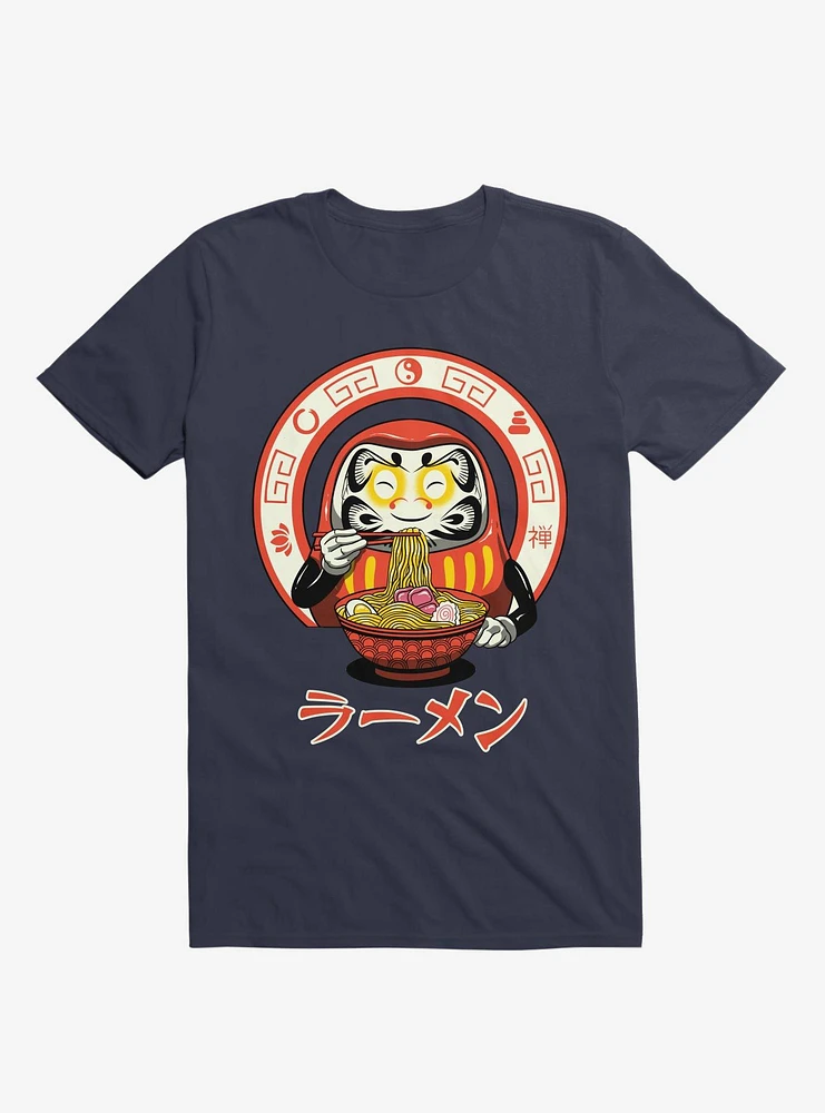 Daruma Zen Ramen Navy Blue T-Shirt