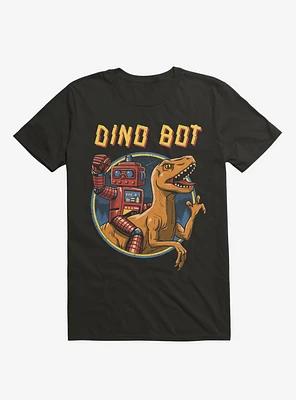 Dino Bot Black T-Shirt