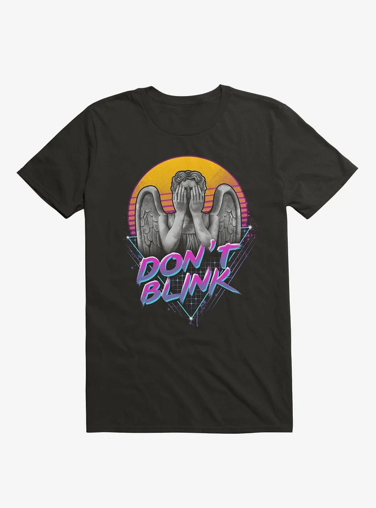 Don't Blink Angel Statue Black T-Shirt