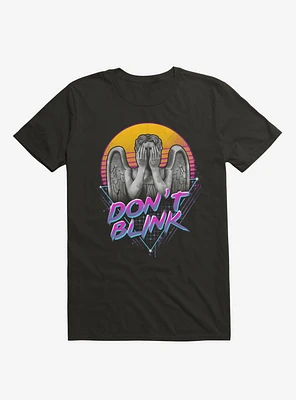 Don't Blink Angel Statue Black T-Shirt