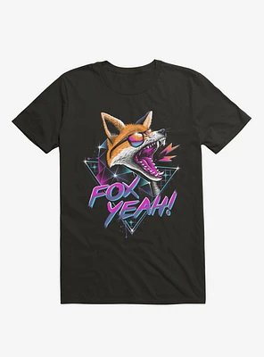 Fox Yeah! Black T-Shirt