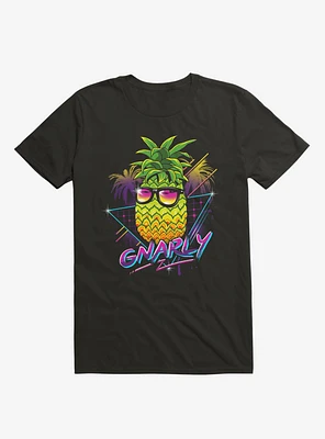Gnarly Rad Pineapple Black T-Shirt