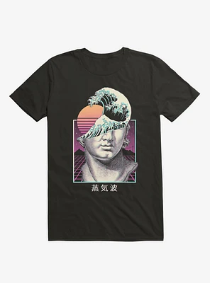 Great Vaporwave Black T-Shirt